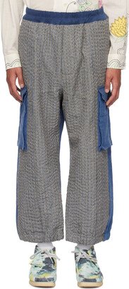 Blue Combat Trousers