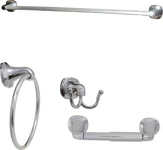 Arista Bath Products Arista Belding 4-Pc. Set Chrome Finish