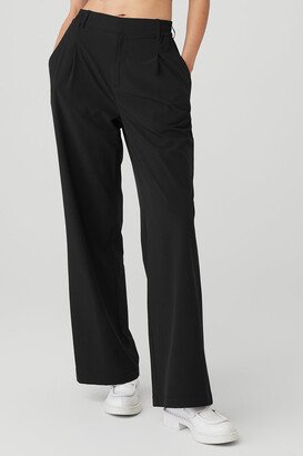 High-Waist Pursuit Trouser in Black, Size: 2XS