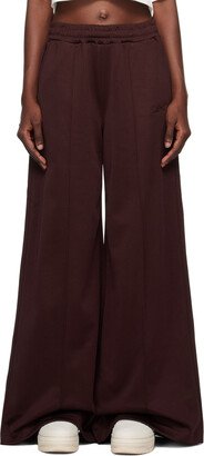 Burgundy Wide Lounge Pants