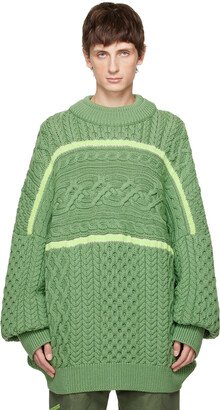 Green Crewneck Sweater-AA