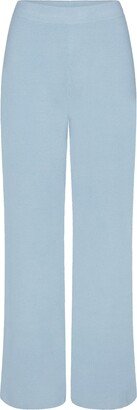 Light Cozy Wide Leg Pant | Denim