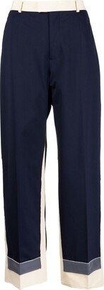 Two-Tone Tailored Trousers