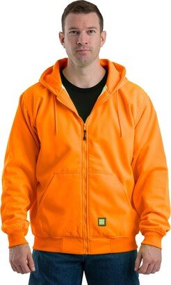 Berne Big & Tall Big & Tall Hi Vis Thermal-Lined Hooded Sweatshirt