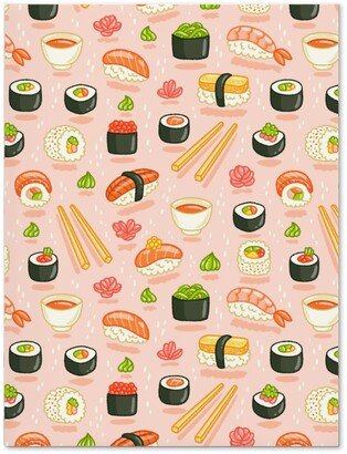 Journals: Sushi And Rolls - Pink Journal, Pink