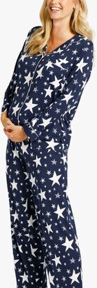 Chelsea Peers Star Print Maternity Pyjama Set