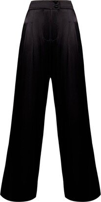 Incantevole Milano Women's Silk Pants In Black