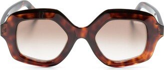 Cecilia tortoiseshell-effect sunglasses