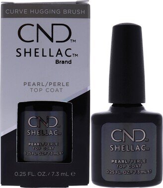 Shellac Nail Color - Pearl Top Coat by for Women - 0.25 oz Nail Polish