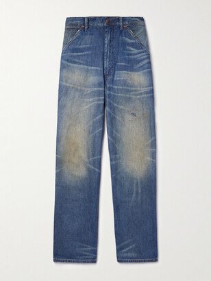 Carpenter Straight-Leg Distressed Jeans