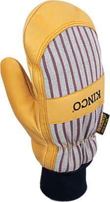 Kinco 1927KWT Lined Premium Grain Pigskin Palm Mitt + Knit Wrist