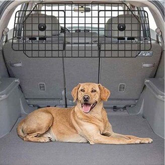 MPM Dog Car Barrier, Adjustable Large Universal-Fit Heavy-Duty Wire Mesh Dog Guard, Travel Car Accessories, for SUVs, Van, Vehicles, Truck Cargo Area