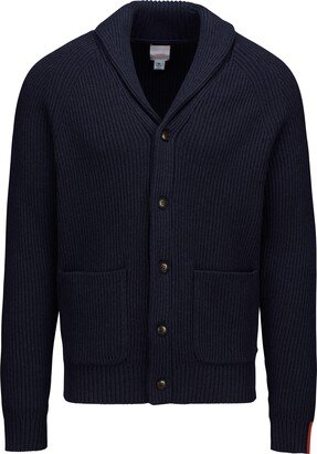 Park Wool & Cotton Rib Cardigan