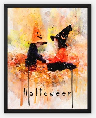 Custom Family Halloween Portrait, Painting From Photo, Personalized Gift, Christmas Gift For Husband, Living Room Art, Fall Home