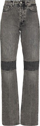 High-Waisted Straight-Leg Jeans-AD