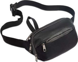 Faux Leather Adjustable Fanny Pack