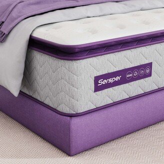 Sersper 12-inch Medium Memory Foam and Innerspring Hybrid Mattress