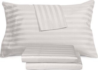 Ultra Lux Wide Stripe 1200-Thread Count 4-Pc. Sheet Set, Queen