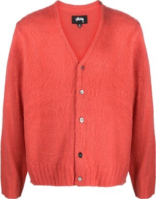 V-neck knitted cardigan-CA