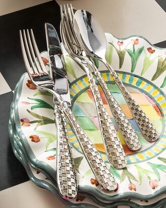 5-Piece Check Flatware Place Setting