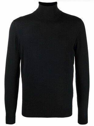 Roll-Neck Merino Jumper-AD