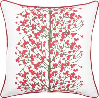 Berries Printed Throw Pillow-AA