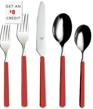 5Pc Flatware Set With $8 Credit-AF