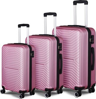 EDWINRAY 3Pic Luggage Sets Expandable Spinner Luggage Suitcase Sets 20