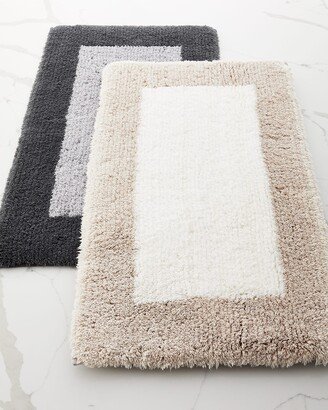 Graccioza Bicolor Bath Rug, 20 x 31