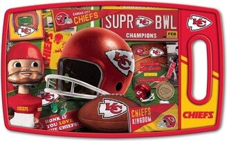 NFL Kansas City Chiefs Retro Series Cutting Board