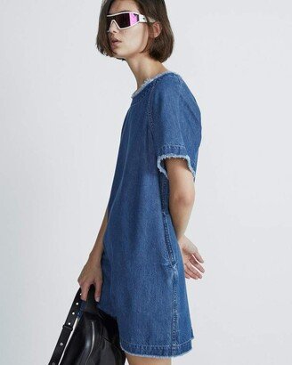 Featherweight Justine Mini Dress Rigid Denim Dress