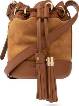 ‘Vicki Small’ Bucket Shoulder Bag - Brown