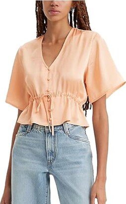 Women's Lindy Short Sleeve Blouse-AA