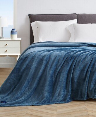 Closeout! Solid Ultra Soft Plush Blanket, Full/Queen