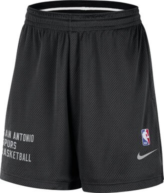 San Antonio Spurs Men's NBA Mesh Shorts in Black