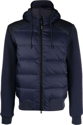 Zip-Up Hooded Padded Jacket-AD