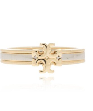 Kira Double T Logo Ring