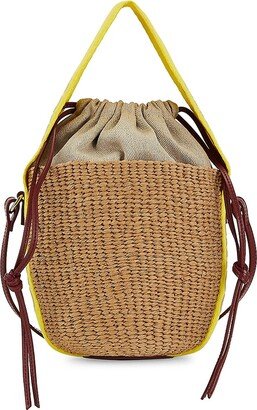 x Mifuko Small Woven Bucket Bag