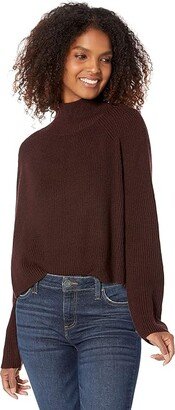 Turtleneck Top (Cassis) Women's Clothing