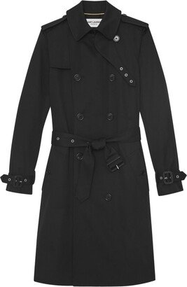 Double-Breasted Trench Coat-AZ