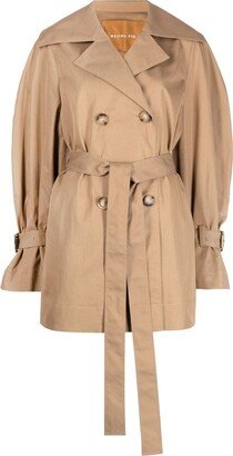 Double-Breasted Trench Jacket