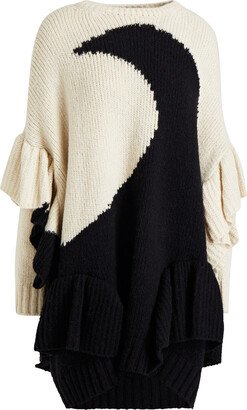 Intarsia-knit cotton, alpaca, wool and cashmere-blend sweater