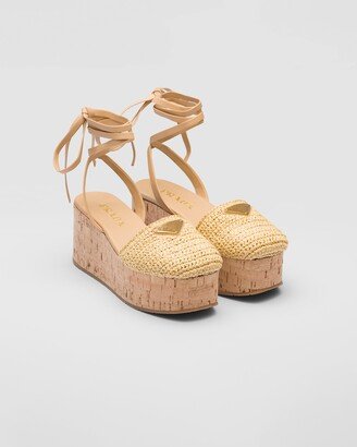 Crochet Wedge Sandals