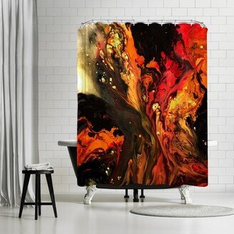 71 x 74 Shower Curtain, Burning Desire by Destiny Womack