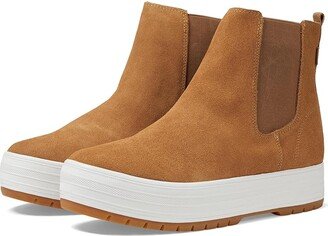 The Platform Chelsea Lug (Brown Suede) Women's Boots