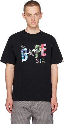 Black ABC Camo Crazy T-Shirt