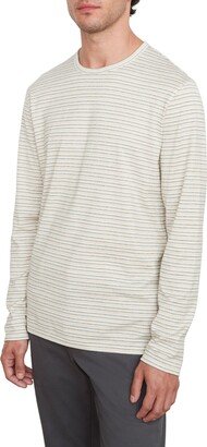 Stripe Long Sleeve Slub T-Shirt