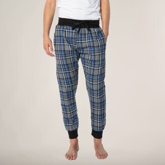 Men's Flannel Jogger Lounge Pants-AA