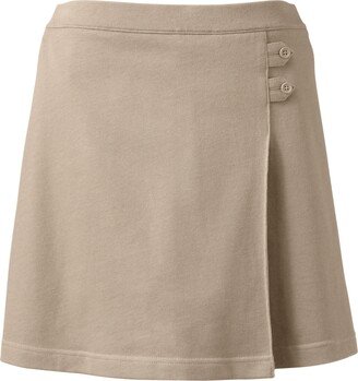 Women's School Uniform Knit Skort Above the Knee