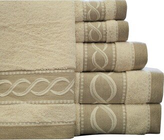 Waves 6Pc Towel Set